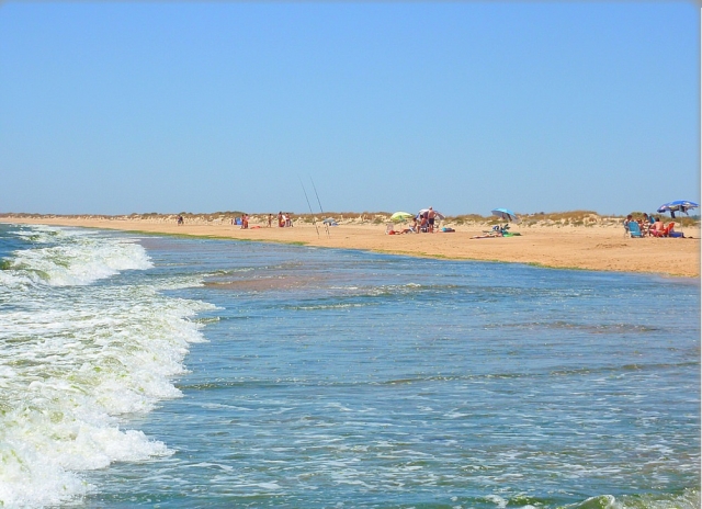 La playa de El Rompido